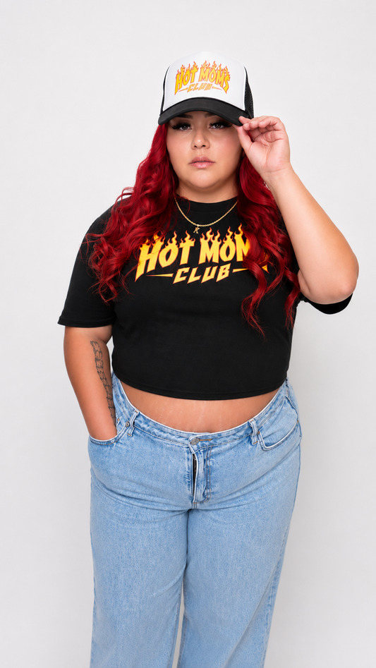 HMC Flames Crop Top